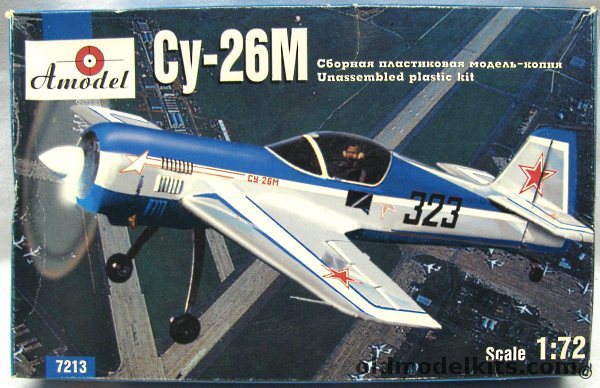 Amodel 1/72 Su-26M  - Sport Aircraft - (CY-26M), 7213 plastic model kit